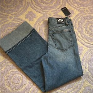 Joe’s wide leg ankle jeans